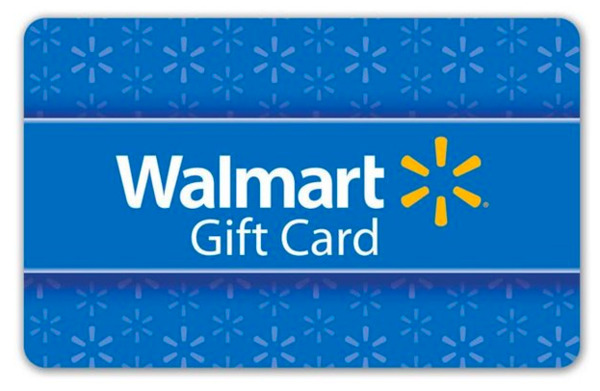 Walmart gift card.